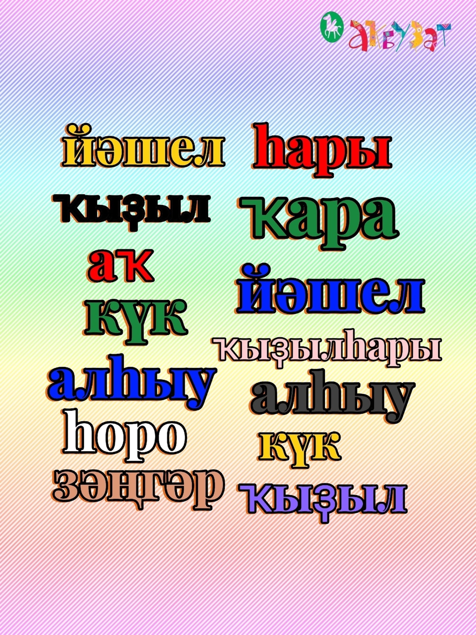 Мейенең уң һәм һул ярымшарҙары үҫеше өсөн күнекмә
